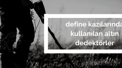 define kazılarında kullanılan altın dedektör